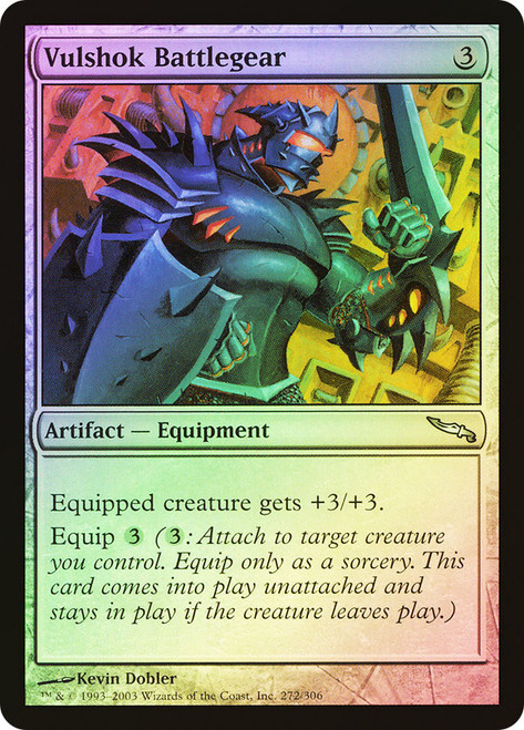 Vulshok Battlegear\nMirrodin\nSingle\nMagic The Gathering