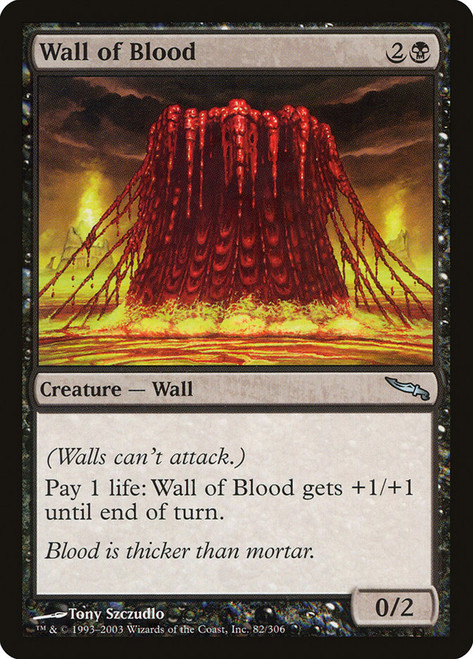 Wall of Blood | Mirrodin - Japanese | Star City Games