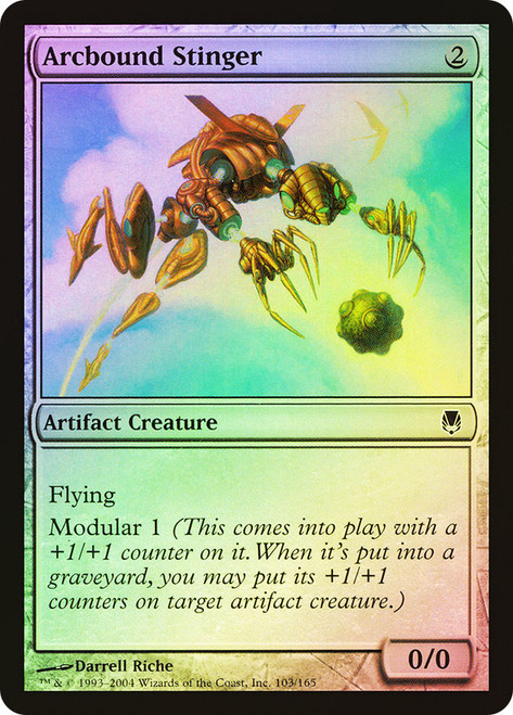 Arcbound Stinger\nDarksteel\nSingle\nMagic The Gathering