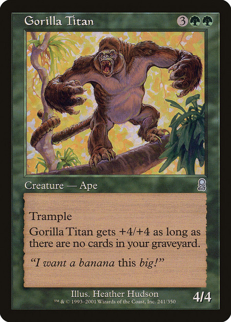 Gorilla Titan\nOdyssey\nSingle\nMagic The Gathering