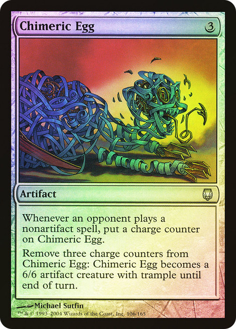 Chimeric Egg\nDarksteel\nSingle\nMagic The Gathering