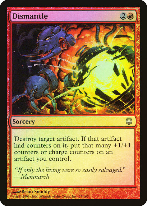 Dismantle\nDarksteel\nSingle\nMagic The Gathering