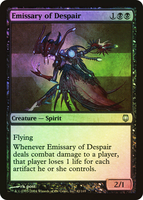 Emissary of Despair\nDarksteel\nSingle\nMagic The Gathering