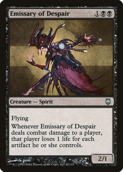 Emissary of Despair\nDarksteel\nSingle\nMagic The Gathering