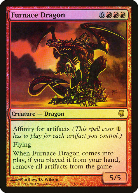 Furnace Dragon\nDarksteel\nSingle\nMagic The Gathering