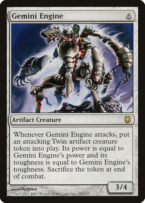 Gemini Engine\nDarksteel\nSingle\nMagic The Gathering
