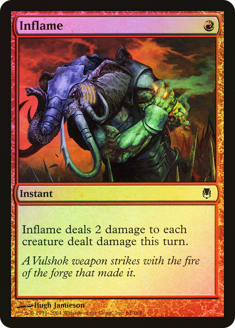 Inflame\nDarksteel\nSingle\nMagic The Gathering