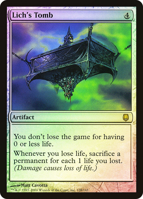 you lose the game cards mtg Magic Gathering - Phage The Untouchable The Gathering Lich's Tomb | Darksteel |