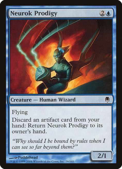 Neurok Prodigy\nDarksteel\nSingle\nMagic The Gathering