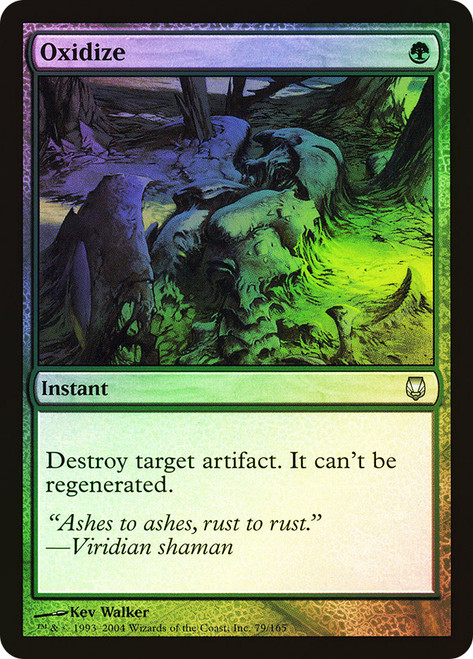 Oxidize\nDarksteel\nSingle\nMagic The Gathering