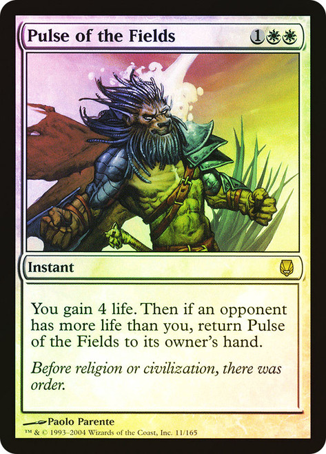 Pulse of the Fields\nDarksteel\nSingle\nMagic The Gathering