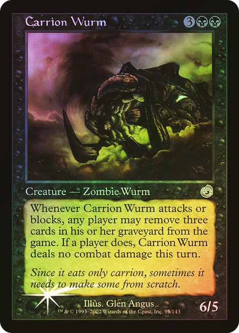 Carrion Wurm\nTorment\nSingle\nMagic The Gathering