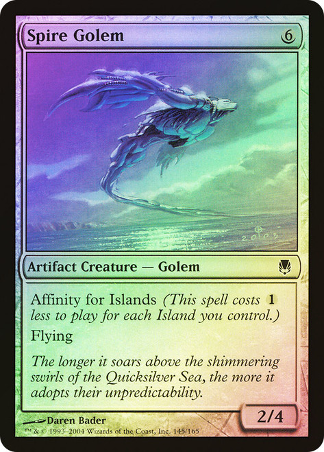 Spire Golem\nDarksteel\nSingle\nMagic The Gathering