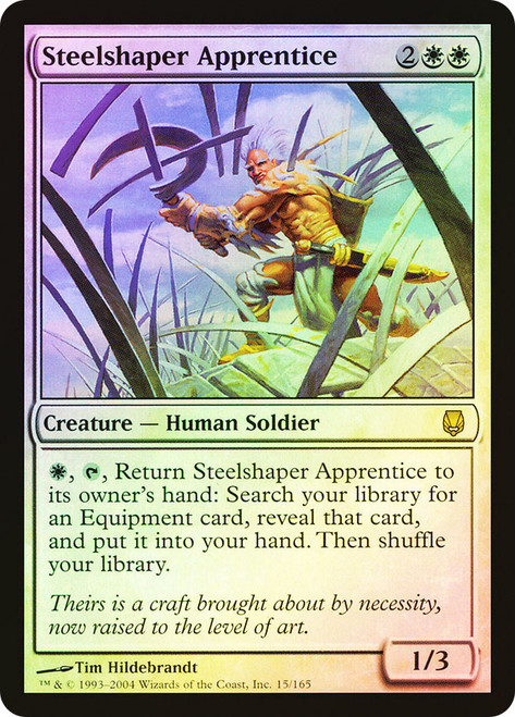 Steelshaper Apprentice\nDarksteel\nSingle\nMagic The Gathering