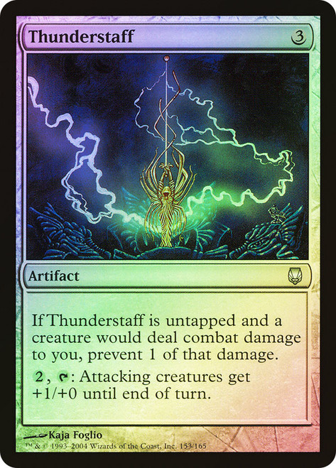 Thunderstaff\nDarksteel\nSingle\nMagic The Gathering