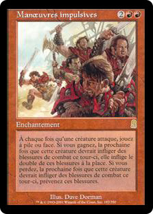Impulsive Maneuvers
Odyssey - French
Single
Magic The Gathering