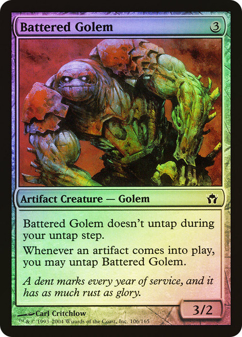 Battered Golem\nFifth Dawn\nSingle\nMagic The Gathering