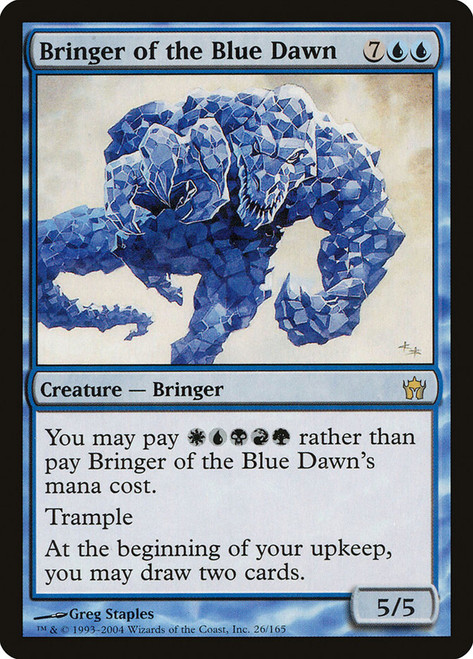 Bringer of the Blue Dawn\nFifth Dawn\nSingle\nMagic The Gathering
