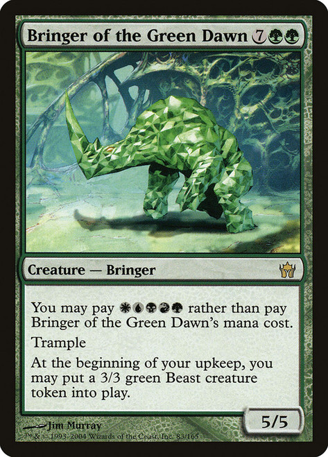 Bringer of the Green Dawn\nFifth Dawn\nSingle\nMagic The Gathering