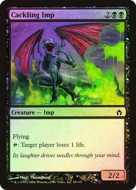 Cackling Imp\nFifth Dawn\nSingle\nMagic The Gathering
