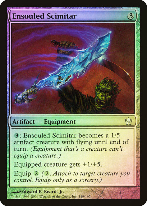 Ensouled Scimitar\nFifth Dawn\nSingle\nMagic The Gathering