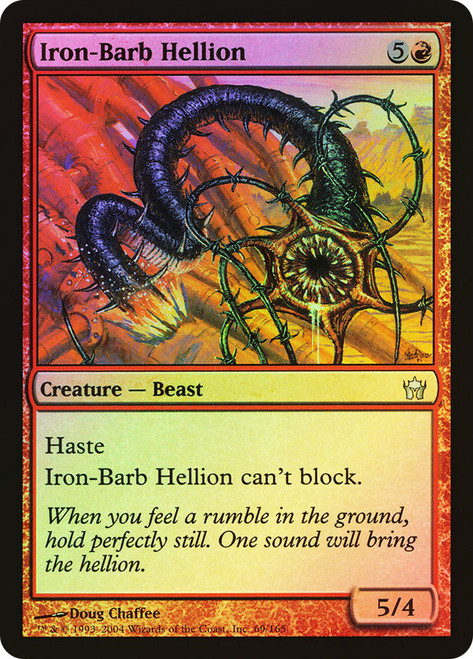 Iron-Barb Hellion\nFifth Dawn\nSingle\nMagic The Gathering