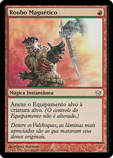 Magnetic Theft
Fifth Dawn - Portuguese
Single
Magic The Gathering