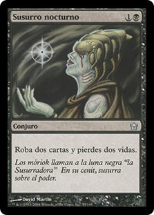 Night's Whisper
Fifth Dawn - Spanish
Single
Magic The Gathering