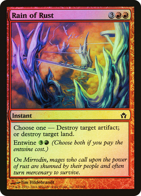 Rain of Rust\nFifth Dawn\nSingle\nMagic The Gathering