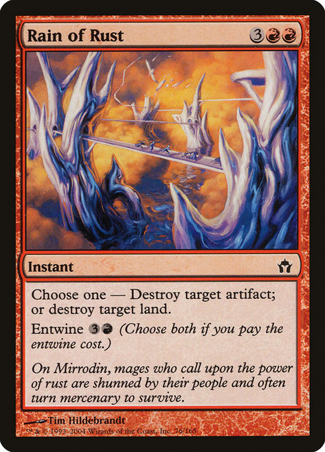 Rain of Rust\nFifth Dawn\nSingle\nMagic The Gathering
