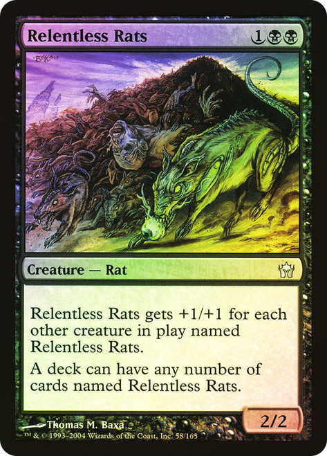 Relentless Rats\nFifth Dawn\nSingle\nMagic The Gathering
