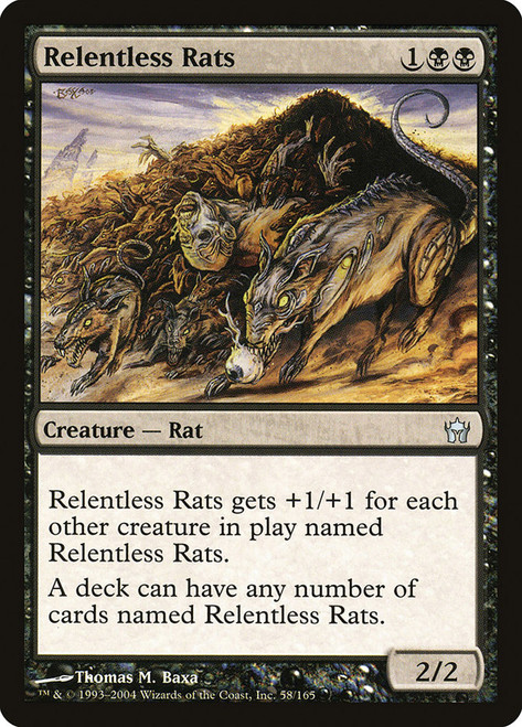 Relentless Rats\nFifth Dawn\nSingle\nMagic The Gathering