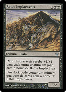 Relentless Rats
Fifth Dawn - Portuguese
Single
Magic The Gathering