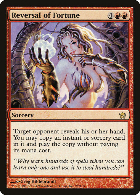 Reversal of Fortune\nFifth Dawn\nSingle\nMagic The Gathering