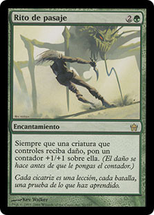 Rite of Passage
Fifth Dawn - Spanish
Single
Magic The Gathering