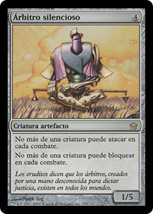 Silent Arbiter
Fifth Dawn - Spanish
Single
Magic The Gathering