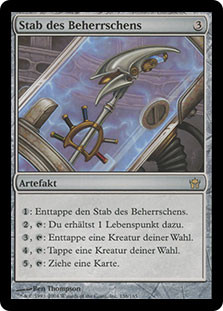 Staff Of Domination
Fifth Dawn - German
Single
Magic The Gathering