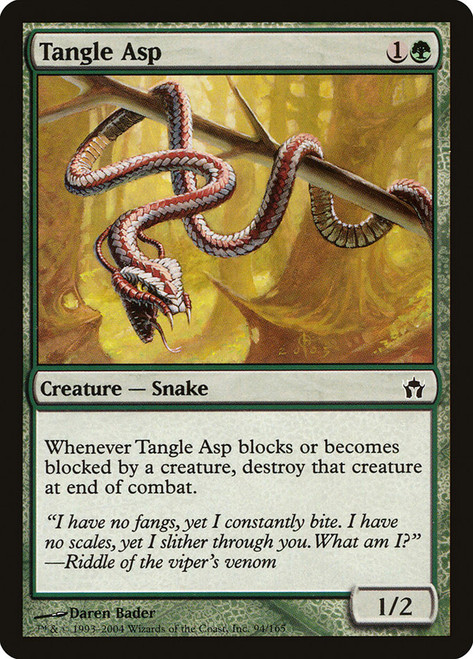 Tangle Asp\nFifth Dawn\nSingle\nMagic The Gathering