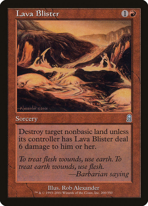 Lava Blister | Odyssey | Star City Games