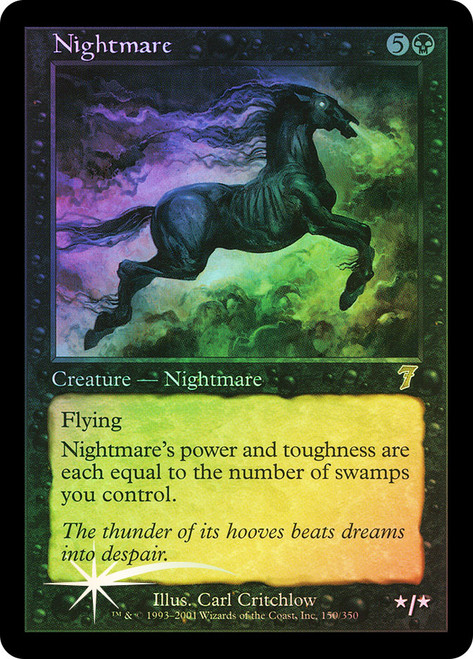 Nightmare\n7th Edition\nSingle\nMagic The Gathering