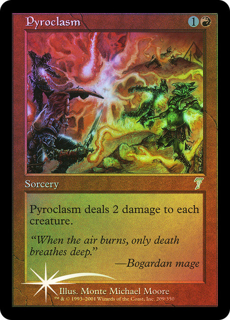 Pyroclasm\n7th Edition\nSingle\nMagic The Gathering