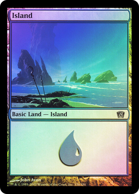 Island (#336)\n8th Edition\nSingle\nMagic The Gathering