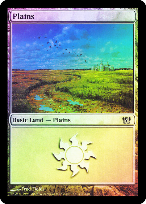 Plains (#334)\n8th Edition\nSingle\nMagic The Gathering