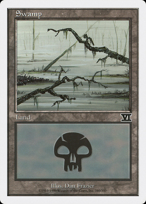 Swamp (#340)\n6th Edition\nSingle\nMagic The Gathering