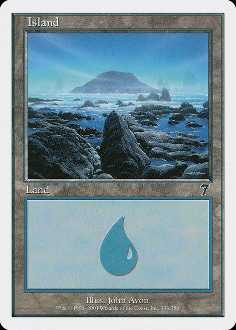 Island (#334)\n7th Edition\nSingle\nMagic The Gathering