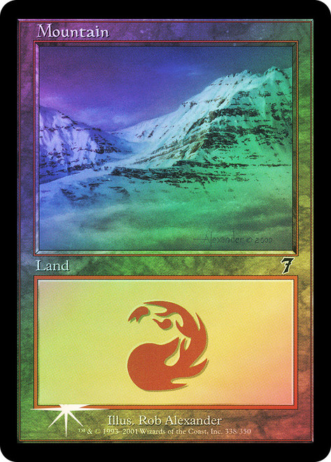 Mountain (#338)\n7th Edition\nSingle\nMagic The Gathering