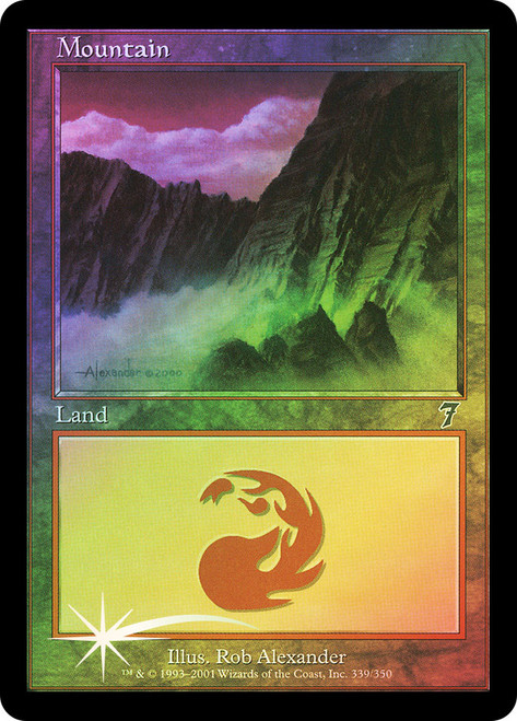 Mountain (#339)\n7th Edition\nSingle\nMagic The Gathering