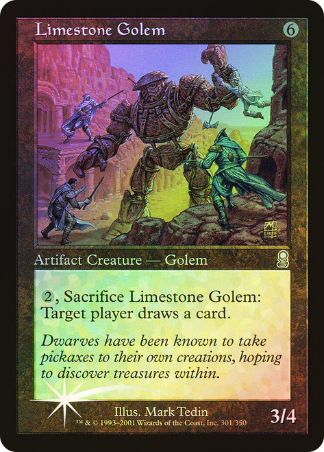 Limestone Golem\nOdyssey\nSingle\nMagic The Gathering
