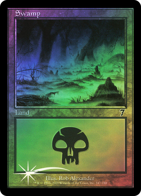 Swamp (#347)\n7th Edition\nSingle\nMagic The Gathering