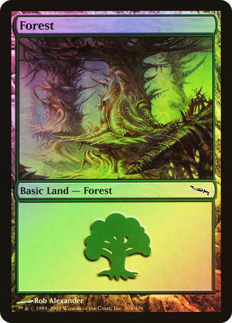 Forest (#304)\nMirrodin\nSingle\nMagic The Gathering